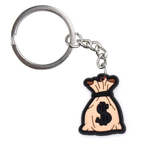 Money Bag Keychain Dollar Key Ring Calculator Dollar Money Tree Purse Key Chains