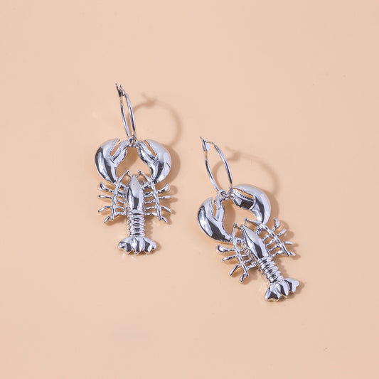 Big Lobster Drop Earrings Jewelry For Women Fashion Accessories Trendy Girl Gift