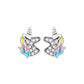 18 Styles Cute Unicorn Cartoon Fashion Stud Earrings Women Girl Earrings Jewelry