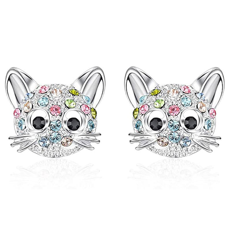 18 Styles Cute Unicorn Cartoon Fashion Stud Earrings Women Girl Earrings Jewelry