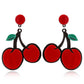Cherries Acrylic Drop Earrings Women Travel Fashion Cartoon Earrings Creative
