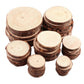 3-12cm Thick 1 Pack Natural Pine Round Unfinished Wood Slices Circles With Tree