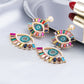 Colorful Eyes with Lashes Lady Cute Dangle Earrings for Women Jewelry Girls
