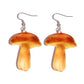 Mushroom Drop Earrings Women Creativity Jewelry Cute Earring Girls Gift