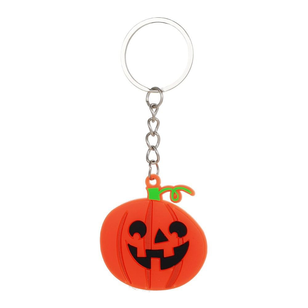 Pumpkin Halloween Autumn Fall Decor Keychain Party Gift Cute Keyring Cartoon DIY