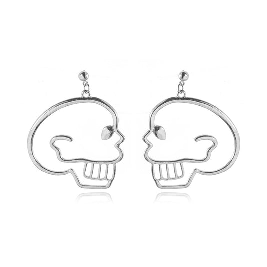 Abstract Face Skull Drop Earrings Women Travel Fashion Cartoon Earrings Creative