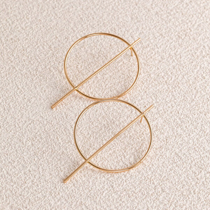 Half Circle Dangle Earrings for Fashion Stylish Jewelry Drop Earrings