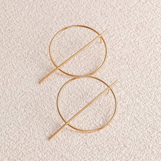 Half Circle Dangle Earrings for Fashion Stylish Jewelry Drop Earrings