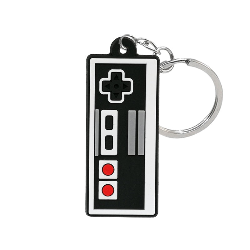 47 Styles Colorful Gamepad Joystick Keychain Cartoon Key Holder Car handbag