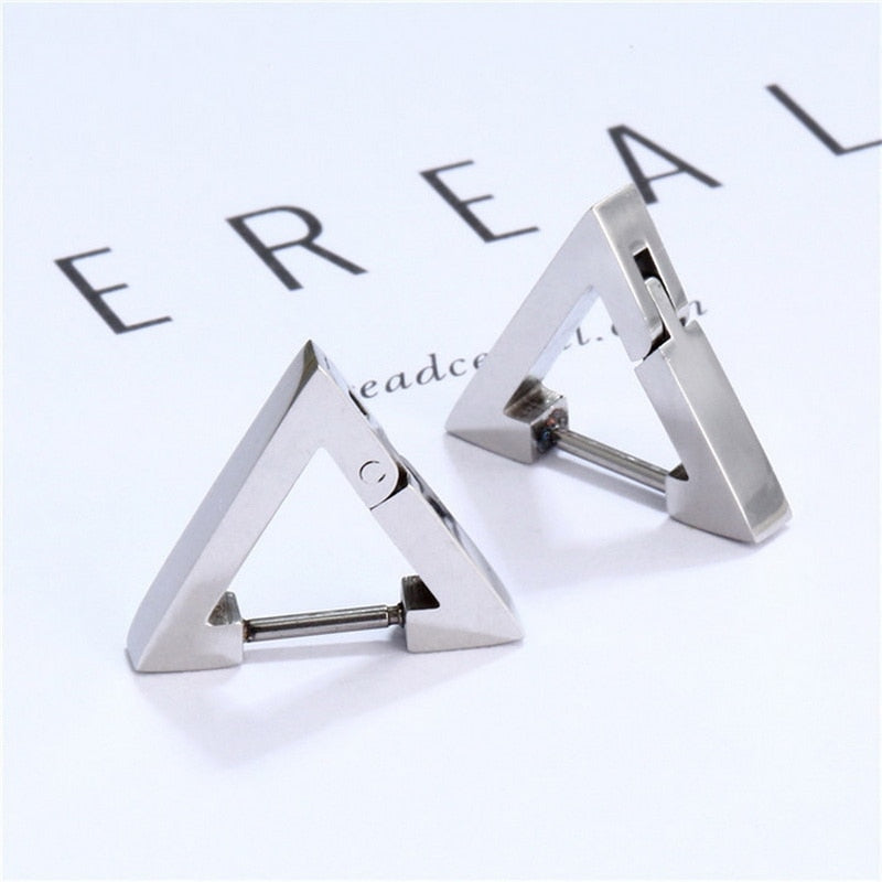 Triangle Fashion Earrings Minimalist Creative Style Ear Studs Earrings