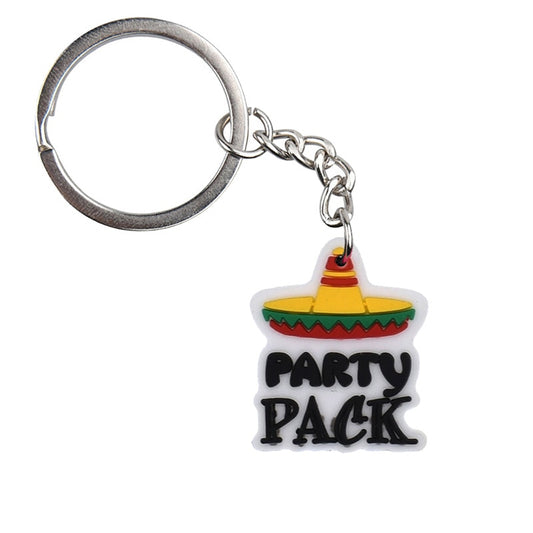 Mexican Food Party Pack Keychain Cartoon Creative Gift Key Holder Keyring Anime