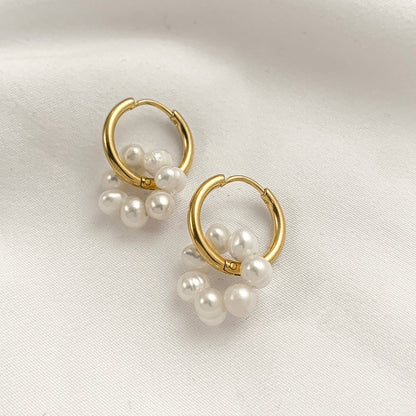 Pearl Design Earrings Women Party Bohemian Jewelry Dangle Gifts Earrings