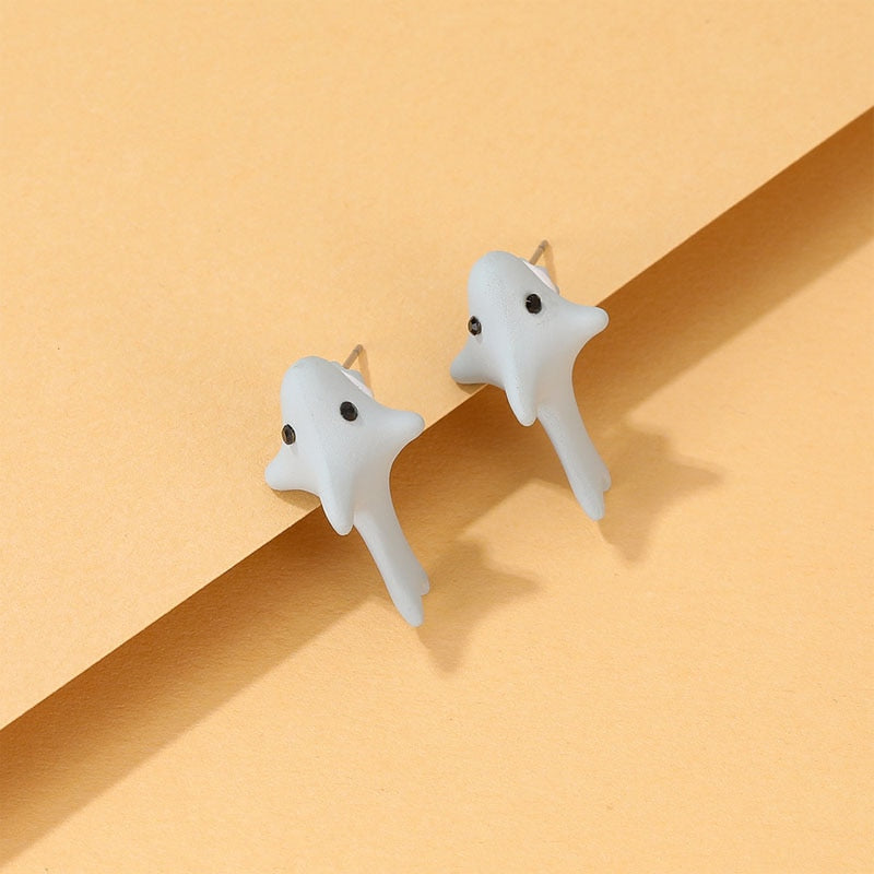 Cartoon Shark Fashion Ear Studs Earrings Jewelry Women Earrings Accessories Gift