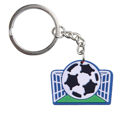 Soccer Ball And Gate Keychain Party Gift Cute Keyring Cartoon DIY Jewelry