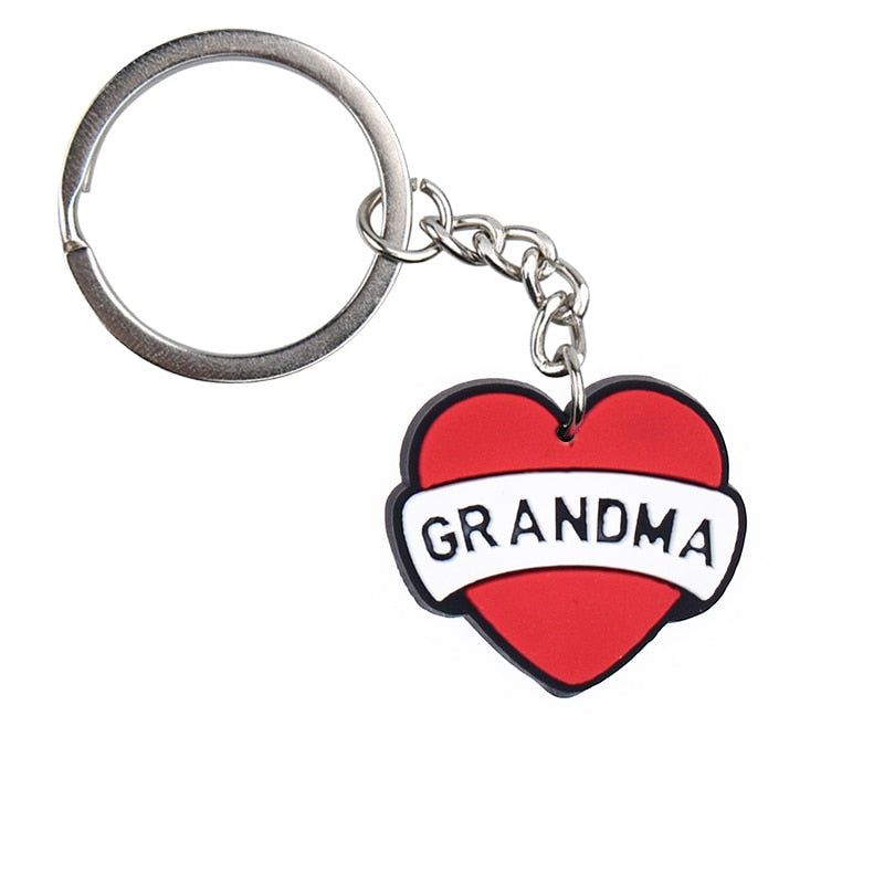 43 Styles Phrase Quotes Keychain Car Keyring Cartoon Creative Pendant Souvenir