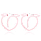 Peach Acrylic Drop Earrings Women Travel Fashion Cartoon Earrings Creative