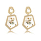 Geometric Resin Drop Earrings Women Fashion Creative Art Cute Stylish Jewelry