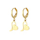 Mini Heart Pendant Drop Earrings Women Gifts Earring Cute Girls Eardrop Jewelry