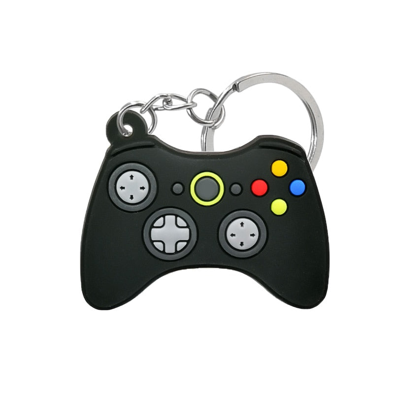 47 Styles Colorful Gamepad Joystick Keychain Cartoon Key Holder Car handbag