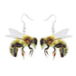 Realistic Bee Drop Earrings Women Fashion Creative Art Cute Stylish Jewelry
