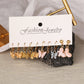 5 Pairs Mini Butterfly Charms Earrings for Girls Women Birthday Gift Lovely
