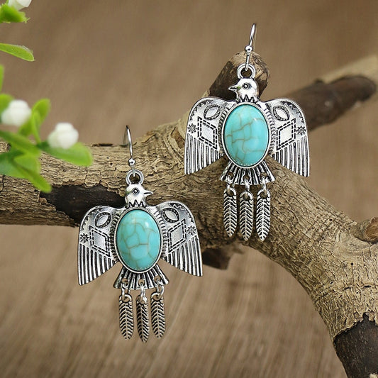 Ethnic Bird Bohemian Dangle Earrings Fashion Party Girls Pendant Earrings Women