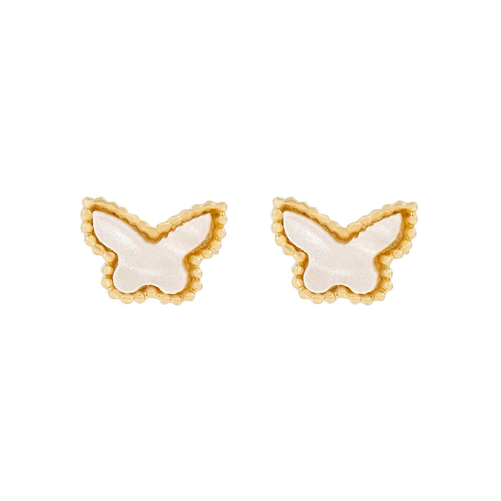 Mini Butterfly Stud Earrings Hip Hop Women Party Gift Jewelry Ear Fashion