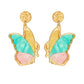 37 Styles Acrylic Mixed Drop Earrings Women Travel Fashion Cartoon Earrings