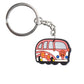 14 Styles PVC Keychain Peace and Love Butterfly Flower Sign Keychain Global