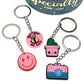 8 Styles Pink Palette Lovely Smiley face Cactus Camera Keychain Gift Cute Charms