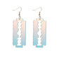Holographic Acrylic Razor Dangle Earrings Women Travel Fashion Cartoon Earrings
