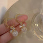 Pearl and Bow Drop Earrings Women Party Wedding Jewelry Dangle Gifts Earrings