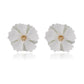 Summer Flower Stud Earrings Jewelry For Women Fashion Accessories Trendy Girl