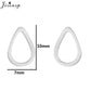 Tear Drop Stainless Steel Earrings Women Jewelry Small Studs Gifts Earring