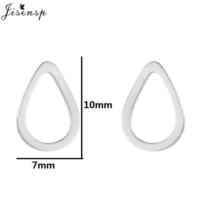 Tear Drop Stainless Steel Earrings Women Jewelry Small Studs Gifts Earring