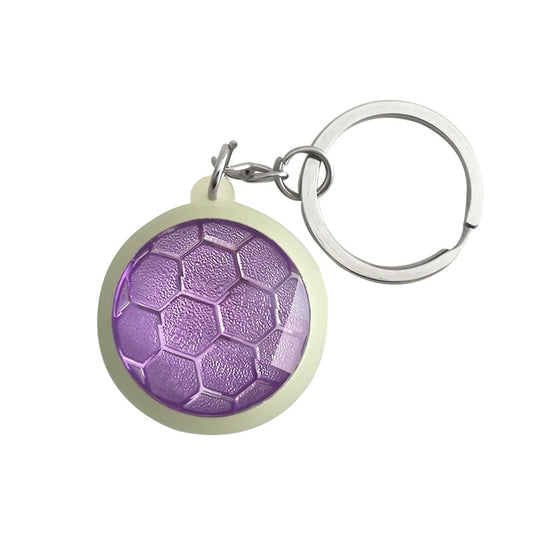 Violet Round Pendant Keychain Gift Cute Charms Keyring Souvenir Handbag