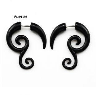 13 Styles Punk Wolf Tooth Spiral Bull Horn Snail Wing Shape Punk Men Earrings