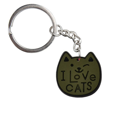 14 Styles Cat Animal Pet Keychain Gift FOr Cat Mom Cat Owner Cartoon Creative