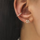 1 Ear Set Bohemian Crystal Rhinestone Ear Cuff Wrap Stud Clip Earrings Women