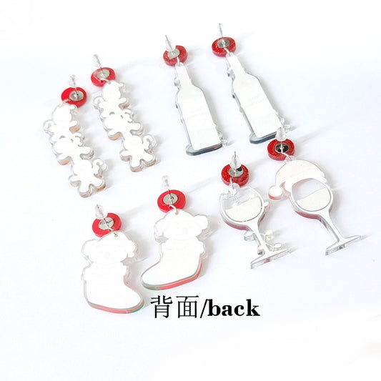 Christmas Socks Drop Charm Earrings For Women Girl Fashion Modern Jewelry Gift