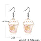 Creative Acrylic Bottle Dangle Earrings Charms Jewelry Fashion Creative Earrings