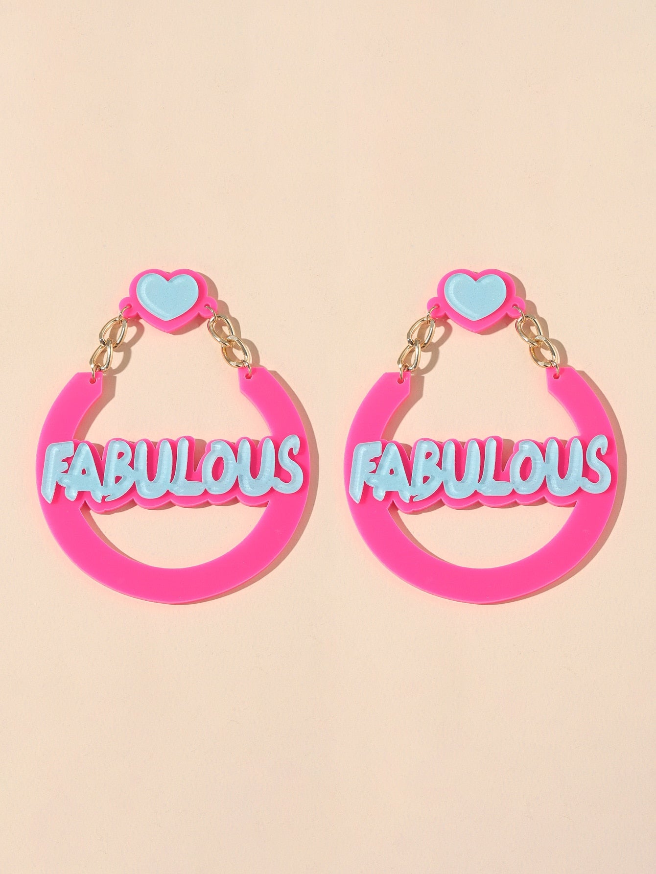 49 Styles Acrylic Symbol Letter Drop Earrings Women Travel Fashion Cartoon