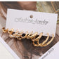 5pairs Twist Hoop Earrings Trendy Jewelry Creative Style Accessories