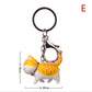 9 Colors Cute Cartoon Cat Pendant Keychain Fashion Bag Charms Ornament for Men