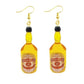 39 Styles Funny Design Bottles Dangle Drop Earrings Women Fashion Creative Art