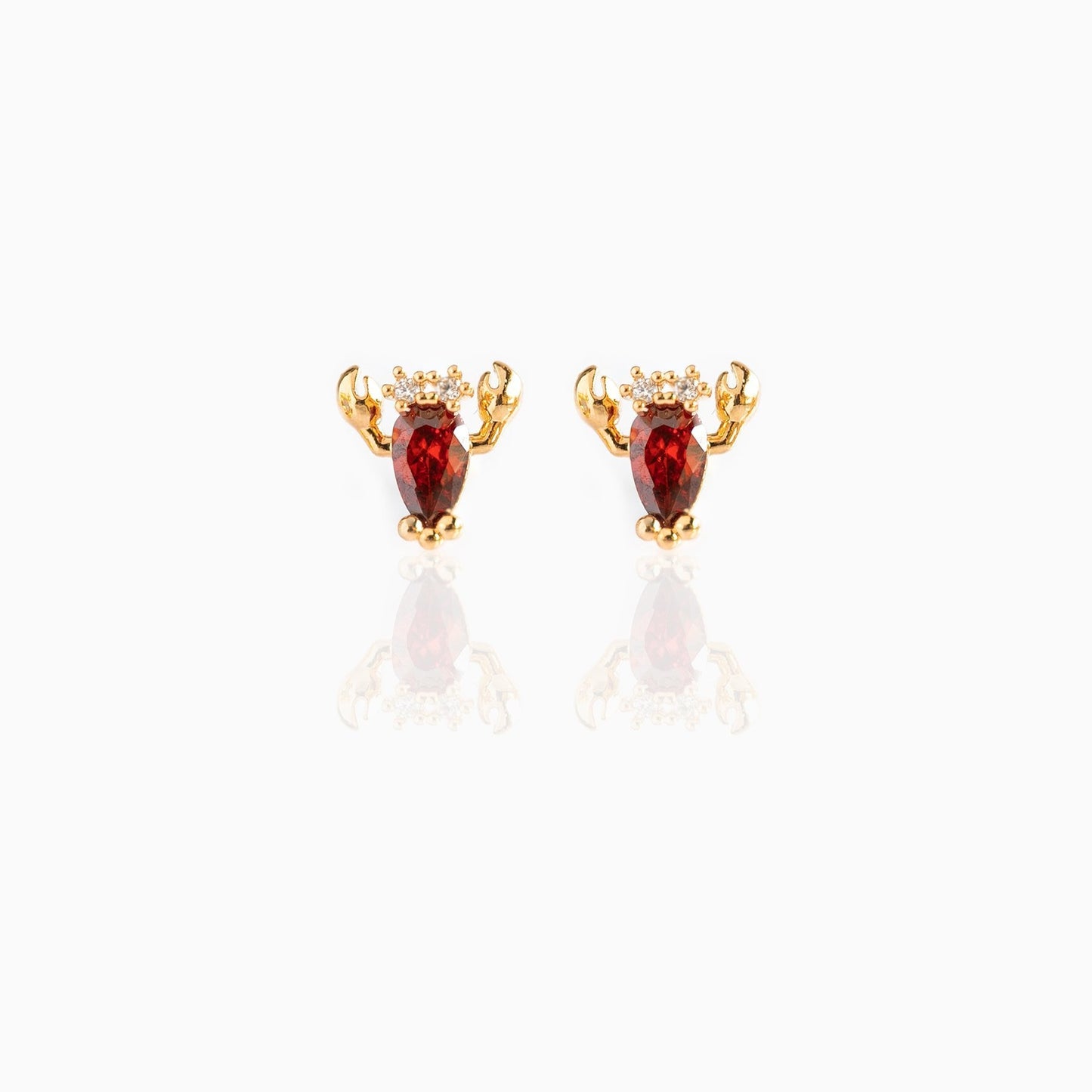 Mini Lobster Stud Earrings Hip Hop Women Party Gift Jewelry Ear Fashion Pendant