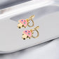 Pink Mushroom Drop Earrings Cartoon Art Women Party Jewelry Ear Fashion Pendant