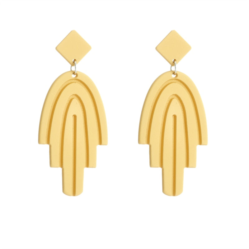 31 Styles Unique Designs Acrylic Drop Earrings Women Travel Fashion Cartoon