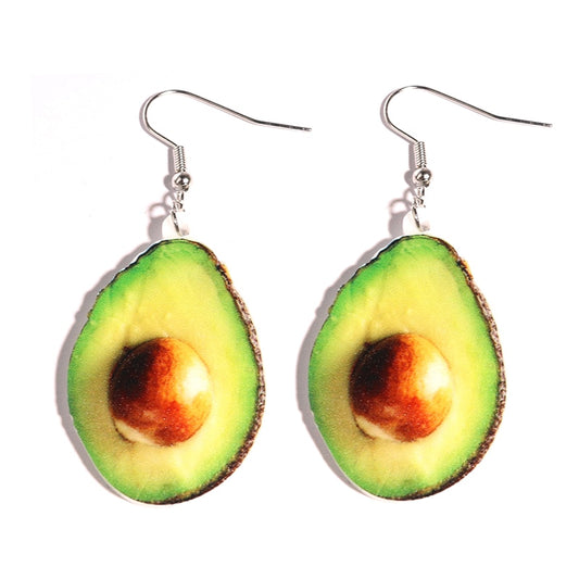 Avocado Vegetable Drop Earrings Women Creativity Jewelry Cute Earring Girls Gift