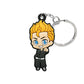 12 Styles PVC Anime Figure Keychain Key Ring Charms Keys Decoration Fit Boys Men